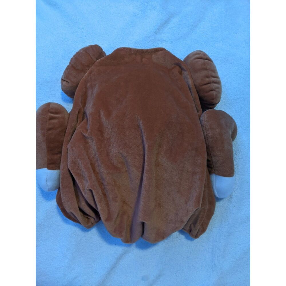 Plush Roasted Turkey Costume Vest Thanksgiving Halloween Novelty Dress Up